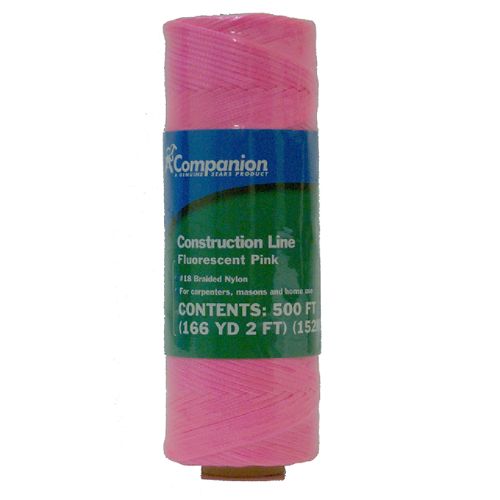 Companion 500 ft. Construction Line, Pink - 37644