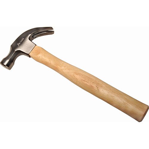 16 oz Curved Claw Hickory Handle Hammer - 38143 Best Price
