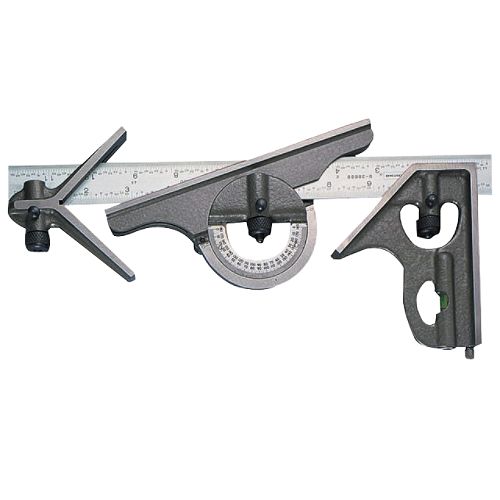 General Tools 4 pc. Machinists Combination Square - 38700