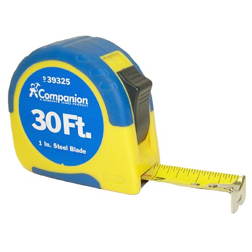 Companion 1 in. x 30 ft. Steel Tape Measure - 39325 Best Price