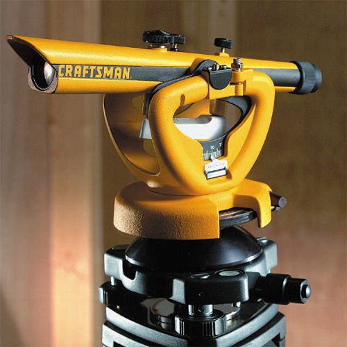 Craftsman Contractor Transit with Laser Plumb, Outfit - 39349