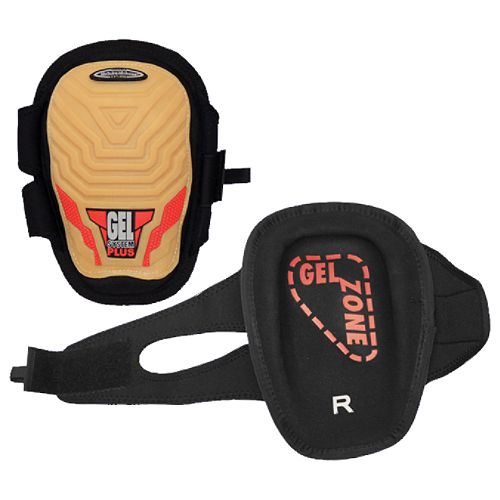 Rooster Rubber Shell Kneepads  Gel Plus - 22384 Best Price
