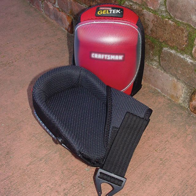 Craftsman Knee Pad, GelTek Wide Swivel Caps