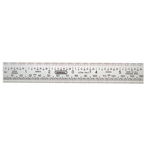 General Tools 6 in. Flexible Marking Ultra Rule - 641