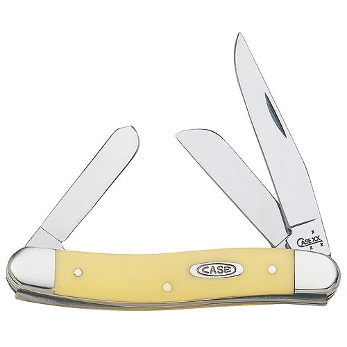 Case Stockman Knife - Yellow Handle - 0353318CV Best Price