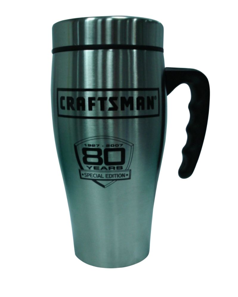 Craftsman 16 oz Stainless Steel Double Wall Travel Mug