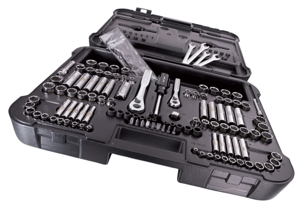 Craftsman 129 pc. Mechanics Tool Set Featuring All Easy-To-Read Sockets