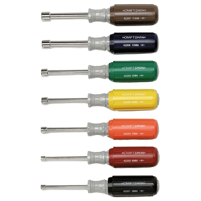 Craftsman 7 pc. Metric Cushion Grip Nut Driver Set