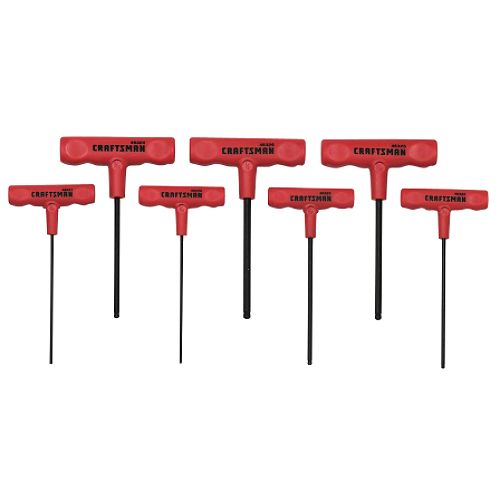 Craftsman 7 pc. Standard T-Handle Ball End Hex Key Set - 42284