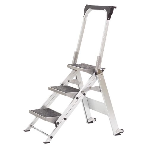 Little Giant 3-Step Ladder with Bar  Little Jumbo Safety Step - 10310BA Best Price