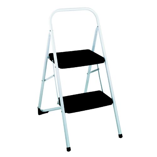 Cosco Home and Office Products Folding 2-Step Step Stool with Polypropylene Resin Steps - 11-303 WBL2 Best Price