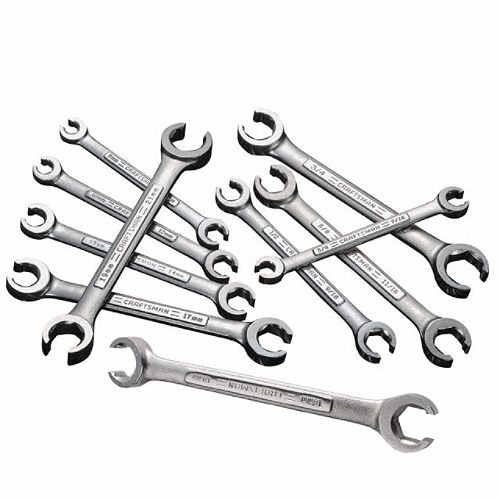Craftsman 10 pc. Flare Nut Wrench Set with BONUS 16 X 18 mm Wrench - 44010 Best Price