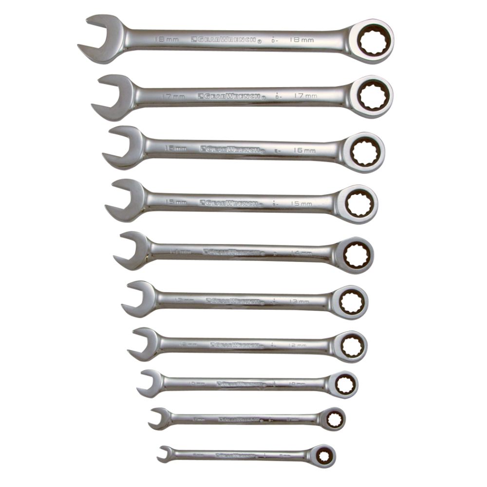 GearWrench 10 pc. Box End Wrench Set, Metric