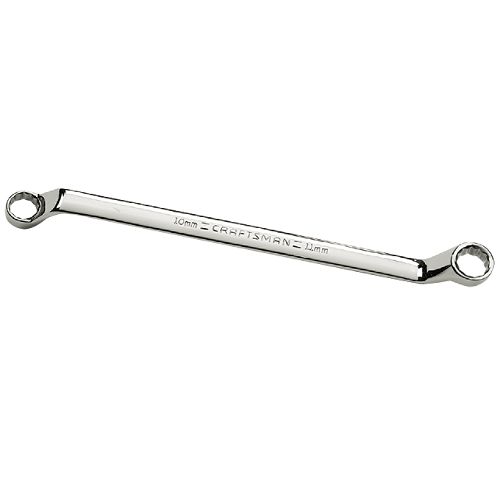 Craftsman Professional 10 x 11mm Full Polish Deep Offset Wrench  12 pt. Box End Best Price