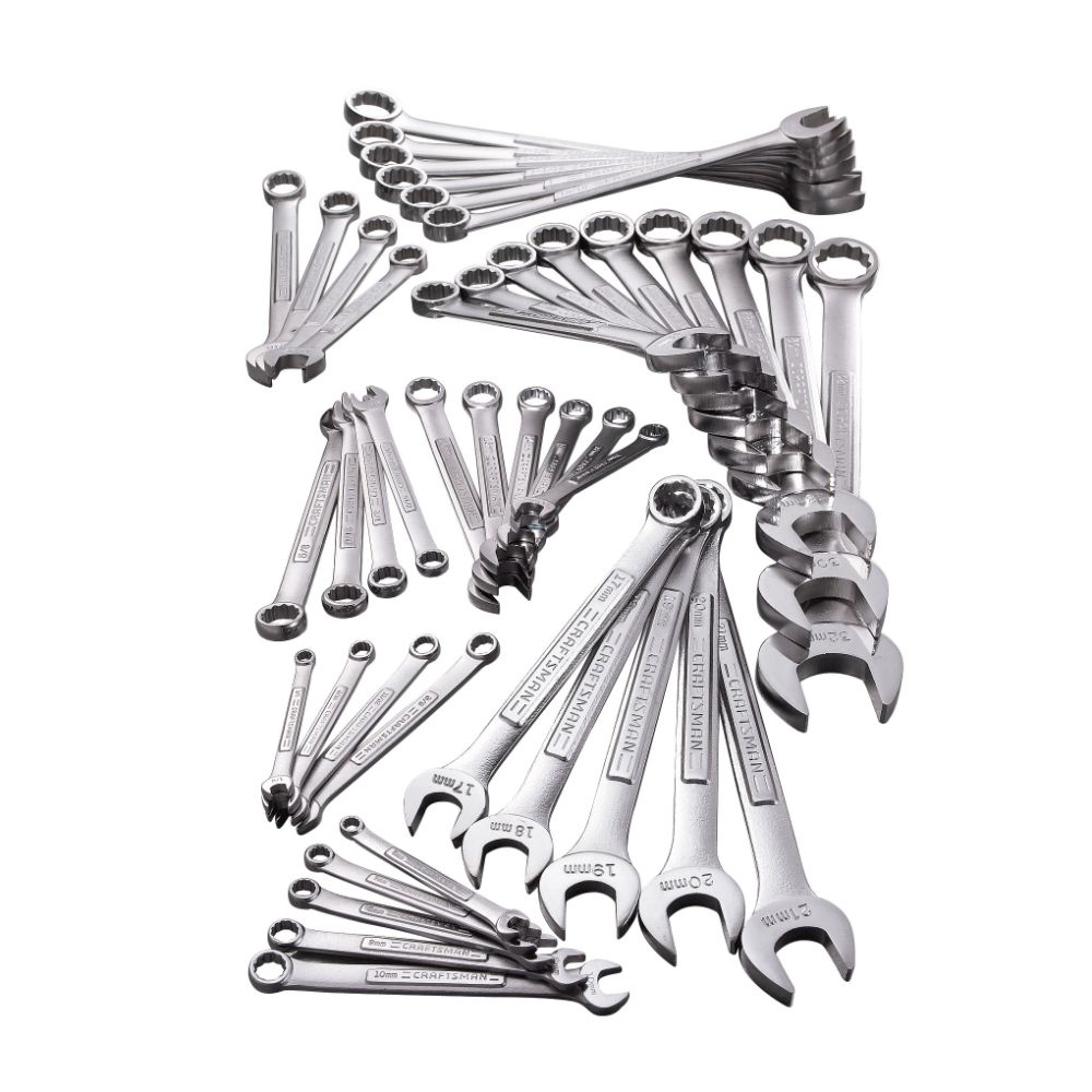 Craftsman 43 pc. Standard & Metric 12 pt. Comb. Wrench Set w/ 9 pc. Flare Nut Wrench Set