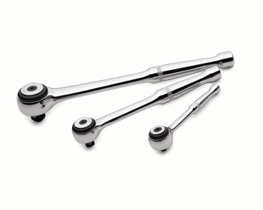 SK 3 pc. Fine Tooth Palm Control Ratchet Set