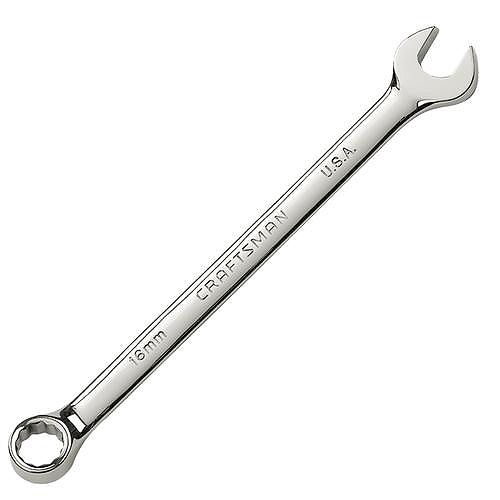 Craftsman Professional 10mm Full Polish Long Pattern Wrench  12 pt. Combination Best Price