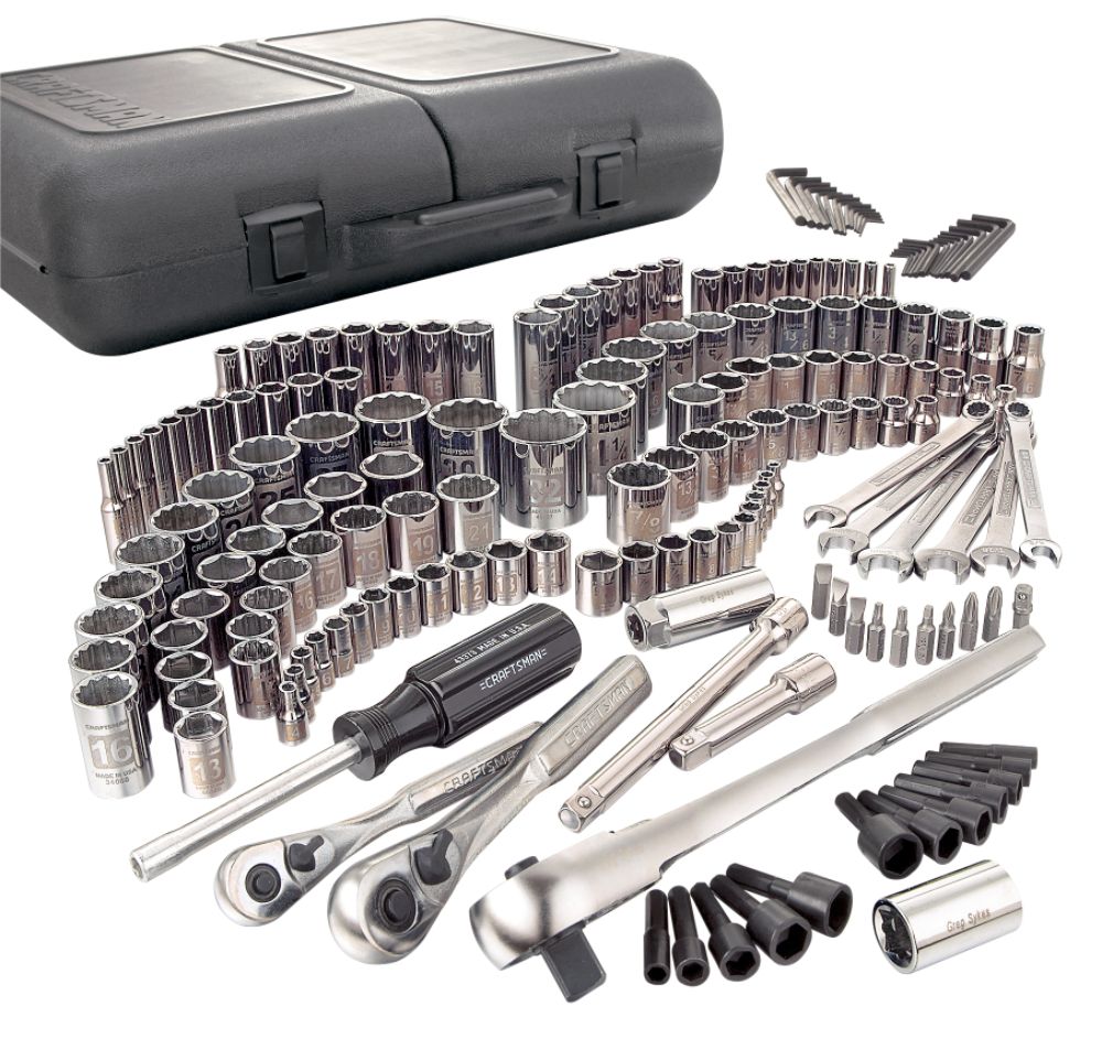 Craftsman 187 pc. Personalized Mechanics Tool Set with Easy-To-Read Sockets
