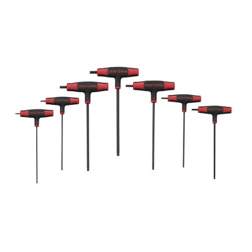 Craftsman 7 pc. Standard T-Through Handle Ball End Hex Key Set
