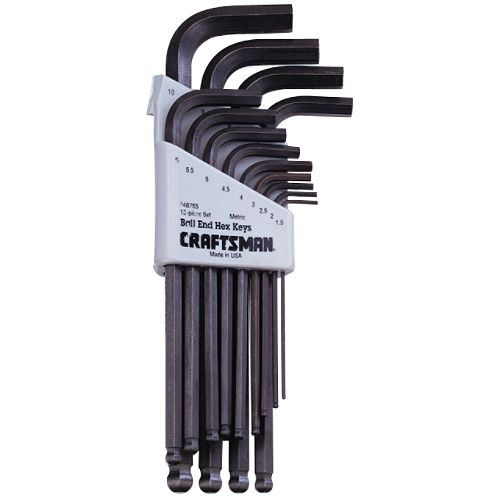 Craftsman 13 pc. Metric Ball End Hex Key Set - 46755