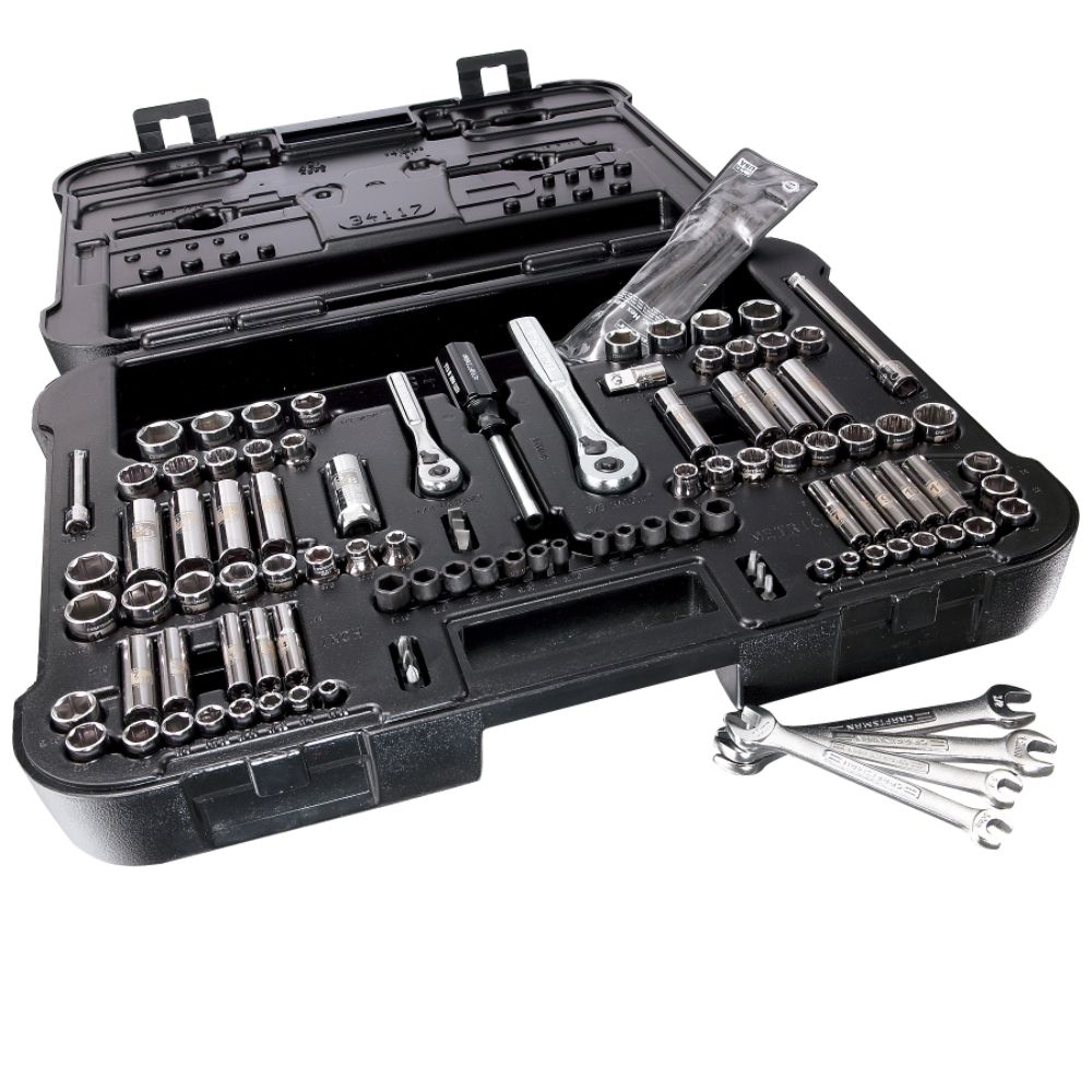Craftsman 117 pc. Personalized Mechanics Tool Set with Easy-To-Read Sockets