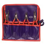 Knipex 4 pc. Angled-Head Retaining Ring Pliers Set