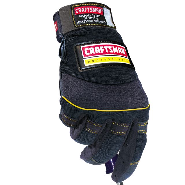 Craftsman Professional Gloves, Professional Mechanics, X-Large