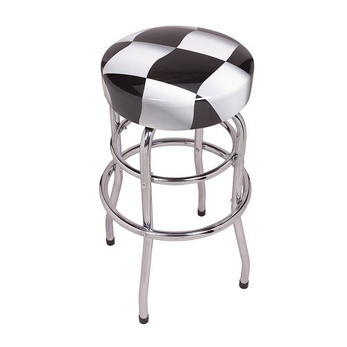 Garage King Double Ring Checkered Stool - 3J02-003 Best Price