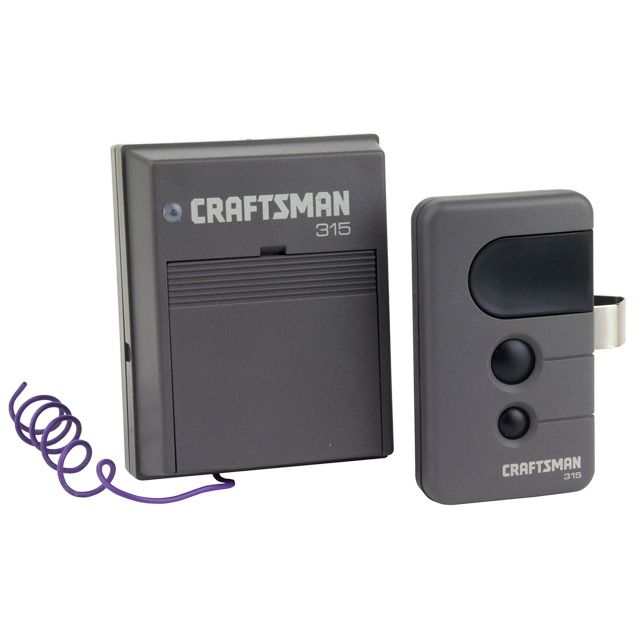 Craftsman Remote Control, 315 Mhz, 3-Function Security+
