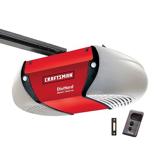 Craftsman Belt Drive Garage Door Opener with DieHard Battery Back-Up and Dual Lights -...