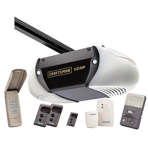 Craftsman 1 2 hp Belt Drive Garage Door Opener - 53916