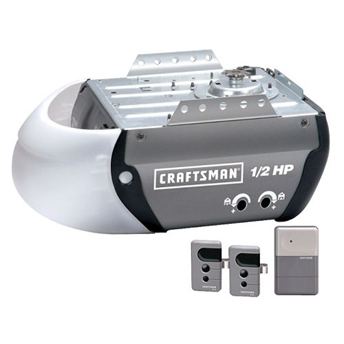 Craftsman 1 2 hp Garage Door Opener, Chain Drive