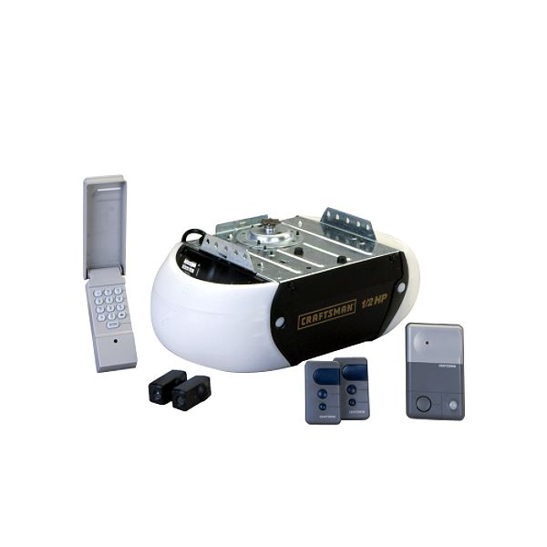 Craftsman Garage Door Opener 1/2 hp Chain Drive, 2 Security+ 3-