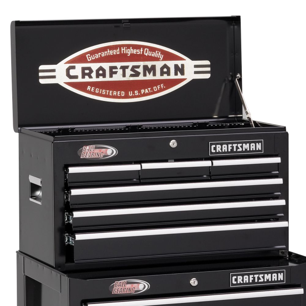 Craftsman 6-Drawer Ball-Bearing Chest, Black