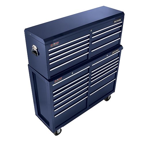 Craftsman 14-Drawer  52 in. Ball-Bearing Cart  Midnight Blue Best Price