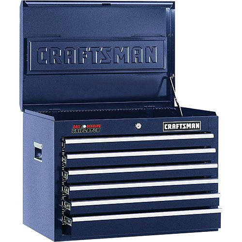 Craftsman 6 Drawer Ball-Bearing Chest  Midnight Blue Best Price