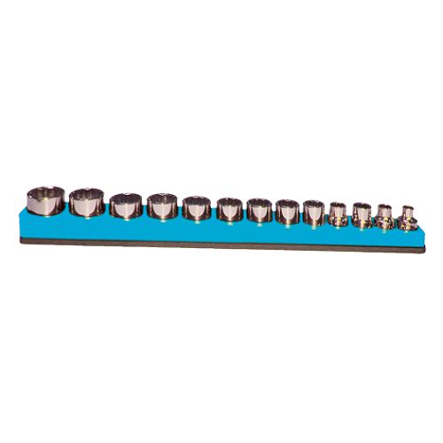 Mechanics Time Savers Magna Caddy 3/8 Drive Shallow / 12-Piece (Blue) - MTS-S3810 Best Price