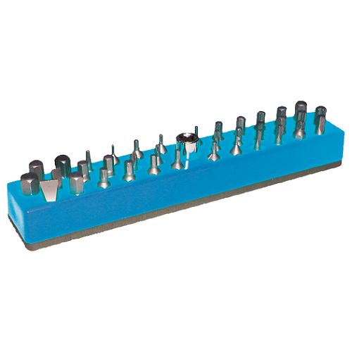 Mechanics Time Savers Magna Caddy 1/4 Hex Bit Organizer / 37-Hole (Blue) - MTS580 Best Price