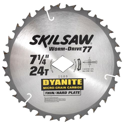Skil 7-1 4 in. 24T Dyanite Micro-Grain Carbide Circular Saw Blade
