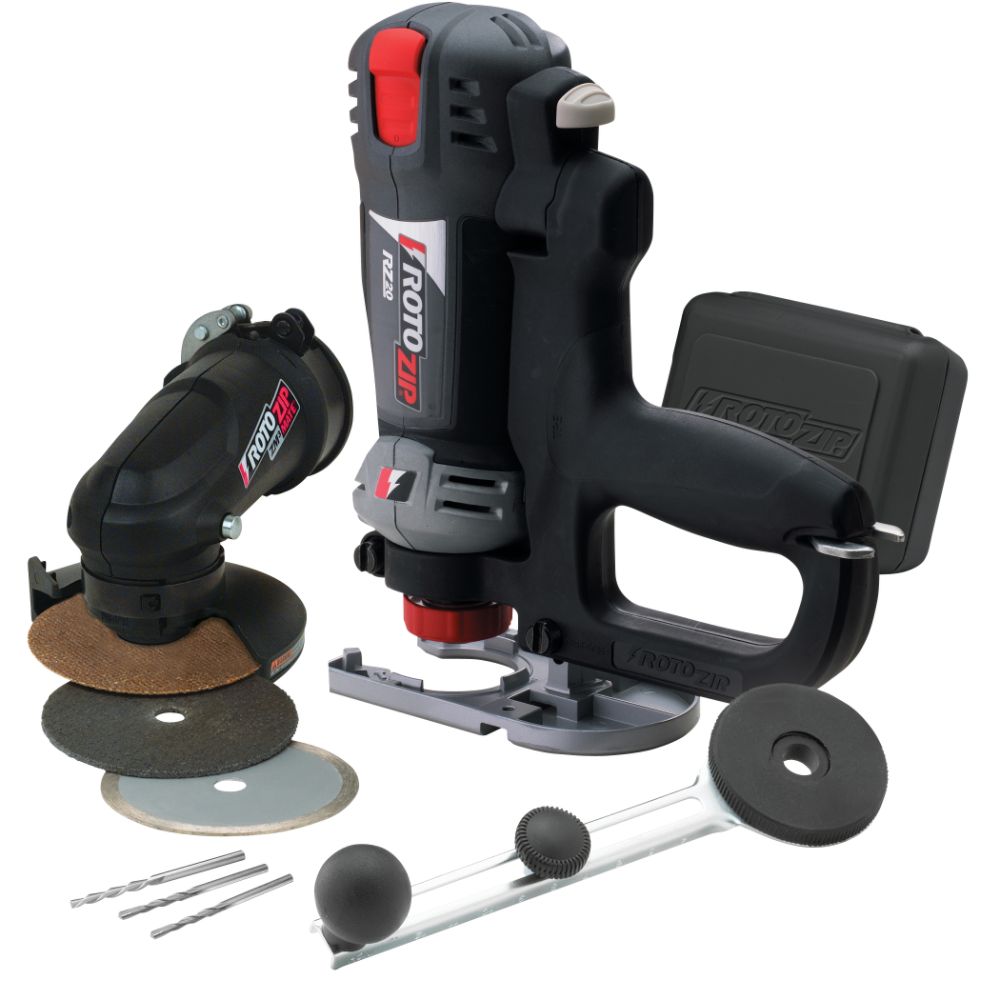 Rotozip Spiral Saw System with Jigsaw Handle & Worklight