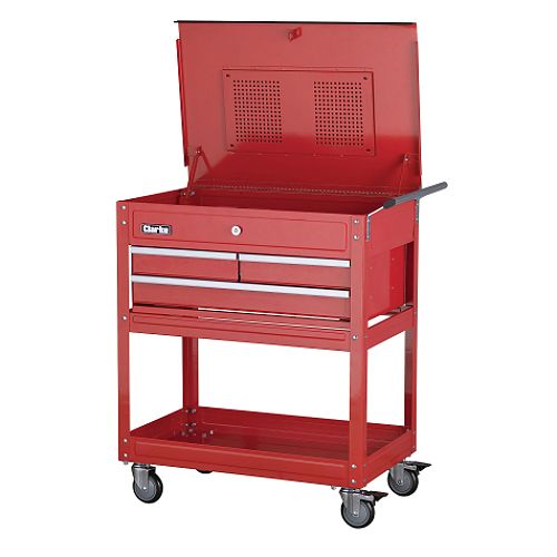 Clarke Deluxe 3 Drawer Mechanics Cart - HT5520 Best Price