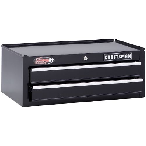 Craftsman 2-Drawer Ball-Bearing Intermediate Chest  16 in. Deep - Black Best Price