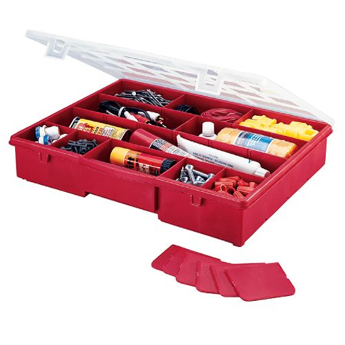 Stack_On 17 Compartment Storage Box  Red - SBR-18 Best Price