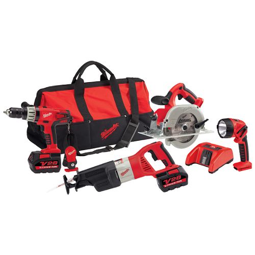 Milwaukee 28 volt Lithium-Ion 4 Pack Combo Kit - 0928 29