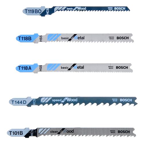 Bosch Tools 5 pc. Jig Saw Blade Set 