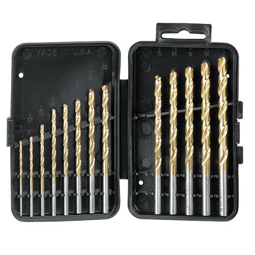 Vermont American 13 pc. Drill Bit Set, Titanium - 12385
