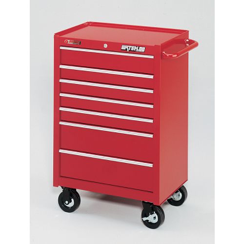 Waterloo 26 in. 7-Drawer BB Roller Cabinet Red - TRX2707 Best Price