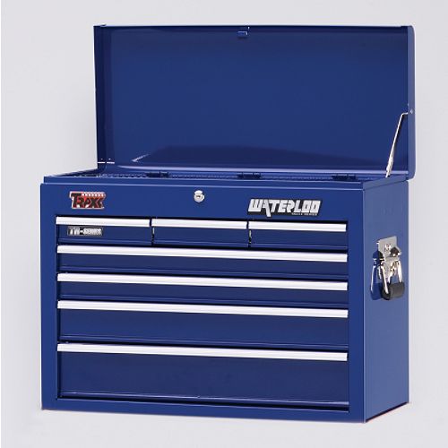 Waterloo 26 7-Drawer BB Chest Blue - TR61207BU Best Price