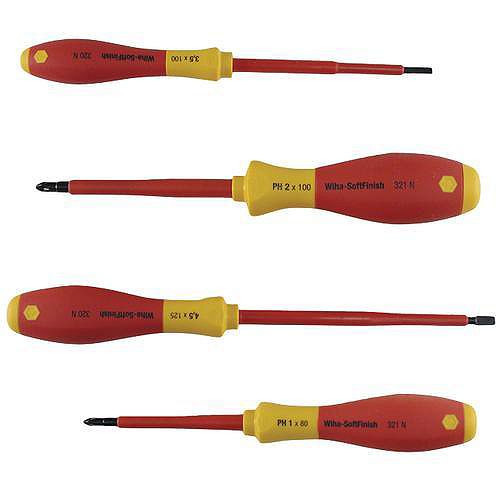 Wiha 4 pc. Screwdriver Set  Insulated Best Price