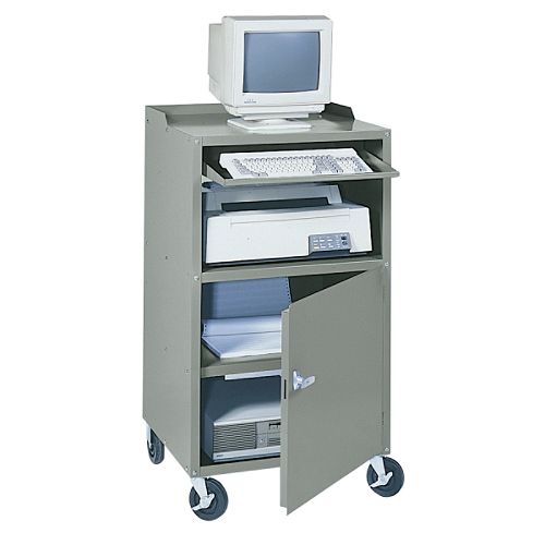 Premier by Edsal 27W x 24D x 49-1/4H Computer Stand - CSC6775G Best Price